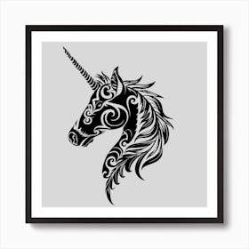 Unicorn Head 1 Art Print