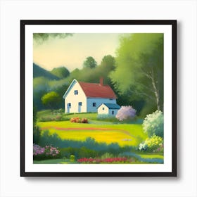 House In The Countryside 6 Art Print