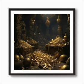 Gold Room Art Print