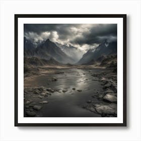 Dark Valley Art Print