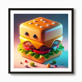 Burger 1 Art Print