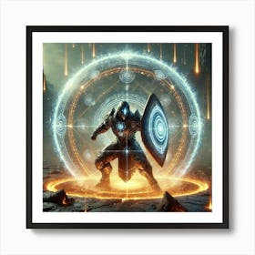 Core Guardian Core Shield Art Print