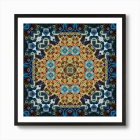 Psychedelic Mandala 5 Art Print