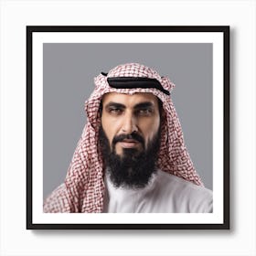Portrait Of Saudi Businessman Art Print