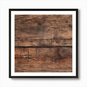 Old Wood Texture 7 Art Print