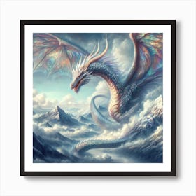 Dragon In The Sky 2 Art Print