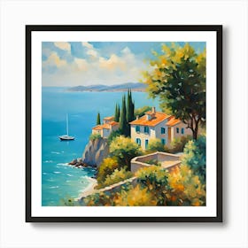 House By The Sea Art Print