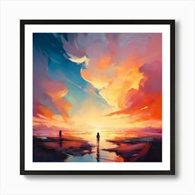 Sunset 2 Art Print