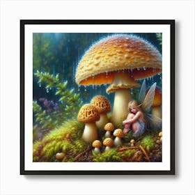 Fairy In The Forest 6 Art Print