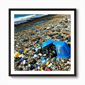 Ocean Pollution Garbage Trash Waste Debris Plastic Marine Environment Ecological Crisis P (7) Art Print