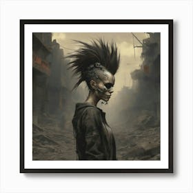 Apocalypse Girl Art Print