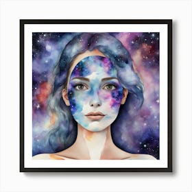 Nebula Painting Art Print