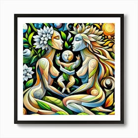 Mother And Child Art Print