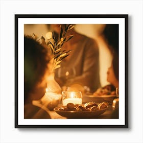 Thanksgiving Dinner Art Print