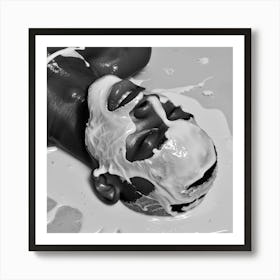 Man In A Bath 1 Art Print