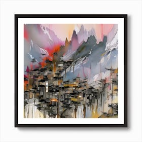 Cityscape 3 Art Print