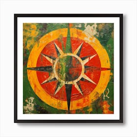 Compass 1 Art Print