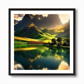 Landscape Wallpapers 13 Art Print