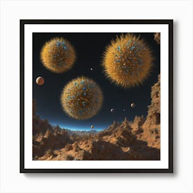 Rocky Planet Art Print