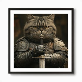 Game Of Thrones Cat Art Print