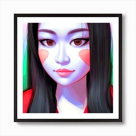 Asian Girl 2 Art Print