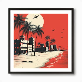 Miami Beach 1 Art Print