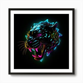 Neon Jaguar 1 Poster