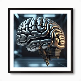 Brain Stock Videos & Royalty-Free Footage 3 Art Print