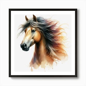 Horse Head 5 Art Print