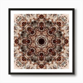 Abstraction A Small Pattern Of Bubbles Art Print