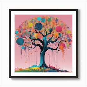 Tree Psychedelic Figuration, Eiko Ojala, Ian Davenport, Sci Fi Noir, Alex Maleev, Back Button Focus, 1 Art Print