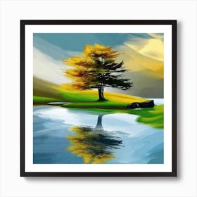 Lone Tree 23 Art Print