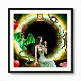 Portal Eve Temptation Art Print