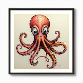 Octopus 111 Art Print