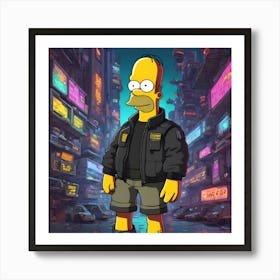 Homer 2077 Art Print