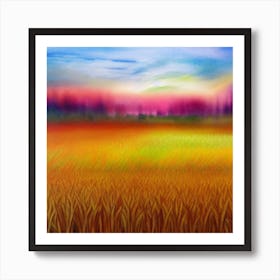 A Cornfield Art Print