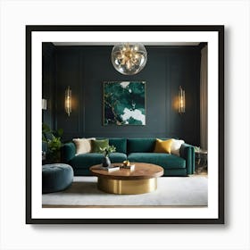 Modern Living Room 106 Art Print