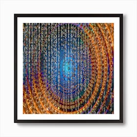 Matrix Technology Data Digital 1 Art Print