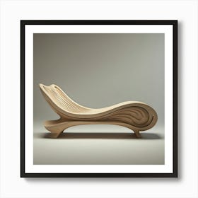 Modern Design Beach Cot Art Print