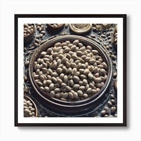 Legumes As A Logo Haze Ultra Detailed Film Photography Light Leaks Larry Bud Melman Trending O (3) Art Print