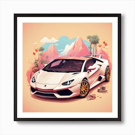 Lamborghini 2 Art Print