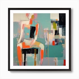 Conceptual Abstract Figurative Color Block Body Painting 10 Art Print