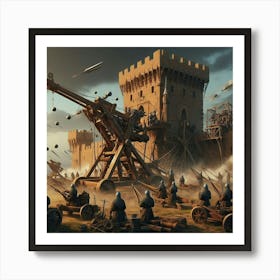 Medieval Battle 2 Art Print