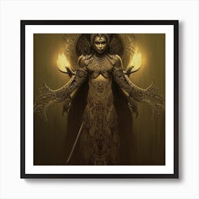 Goddess Of The Sun Art Print