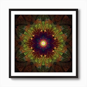 Art Abstract Fractal Pattern 5 Art Print