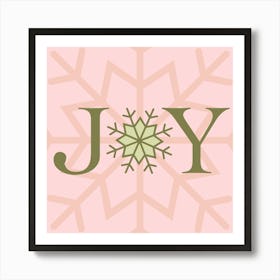 Snowflake Joy Art Print Art Print