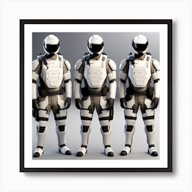 Sci-Fi Soldier 1 Art Print