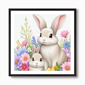 Rabbit luck Art Print