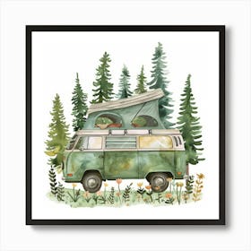 Camper Van 6 Art Print