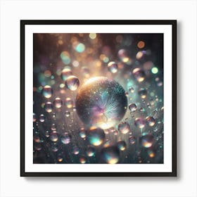 Water Bubbles Art Print